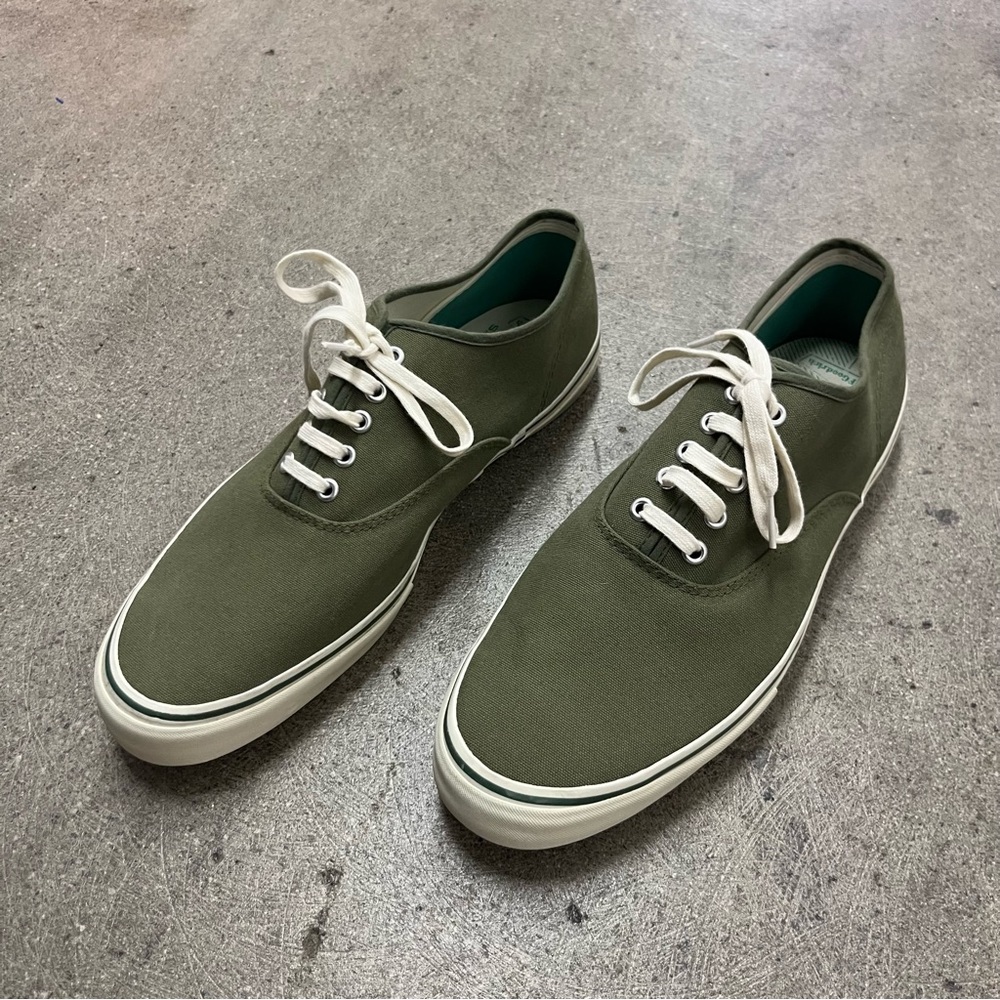 SeaVees Vulcanized Sole Canvas Minimalist Deck Shoes (12)